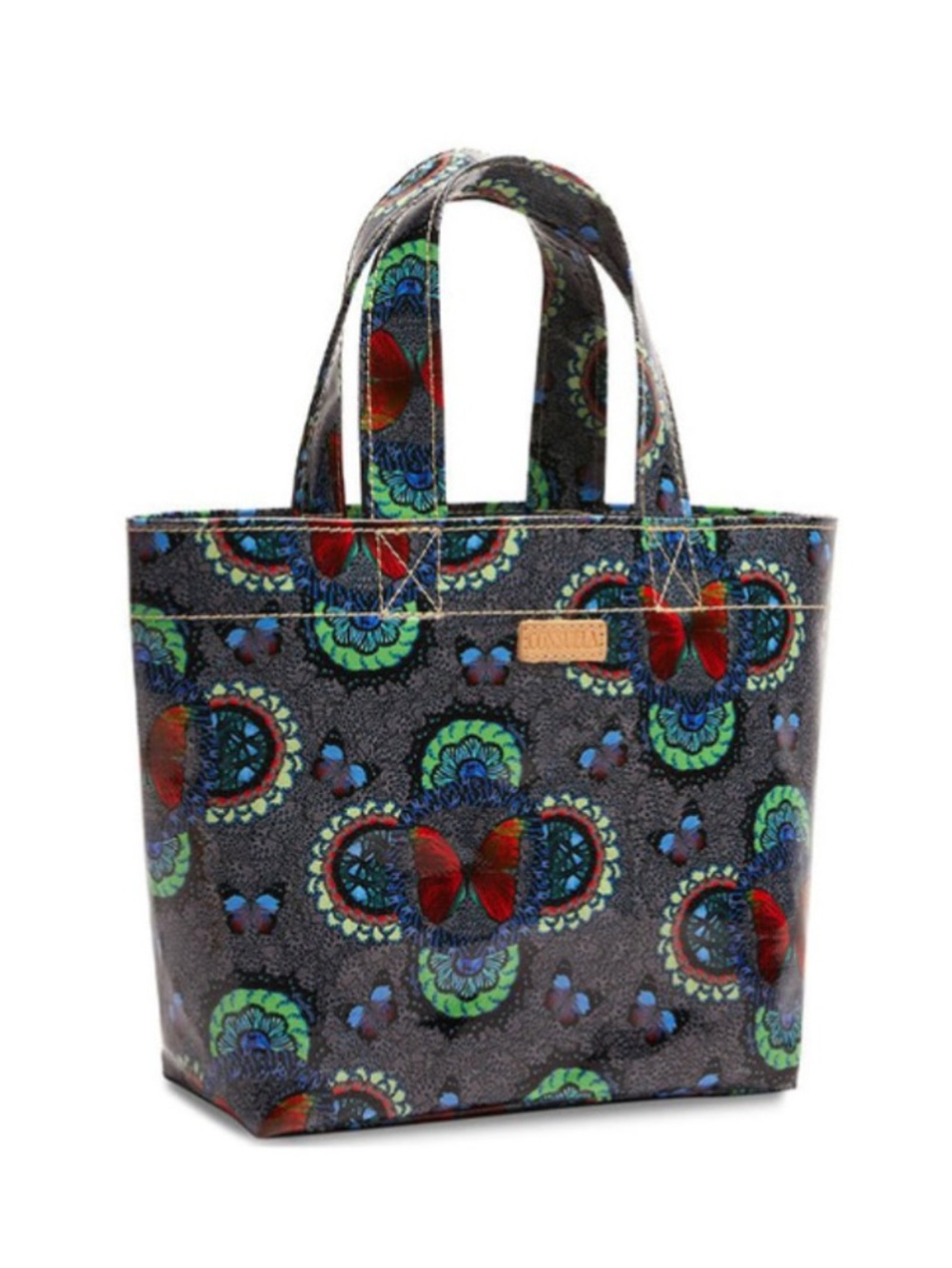 Consuela Grab N Go Jessi Mini Bag Tote Colorful Butterflies Print